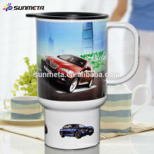 polymer sublimation mugs ,sublimation plastic car mug
